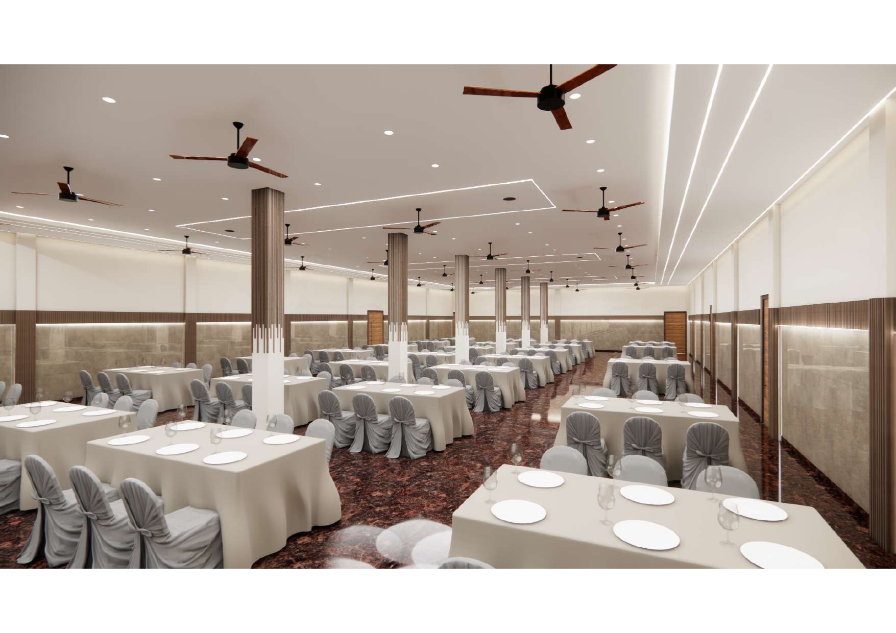 Dining area - Palm Convention Center 2