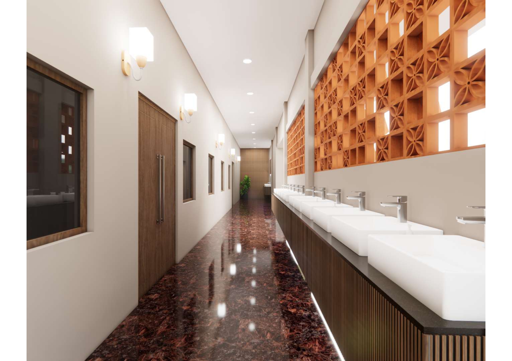 Wash area - Palm Convention Center 1